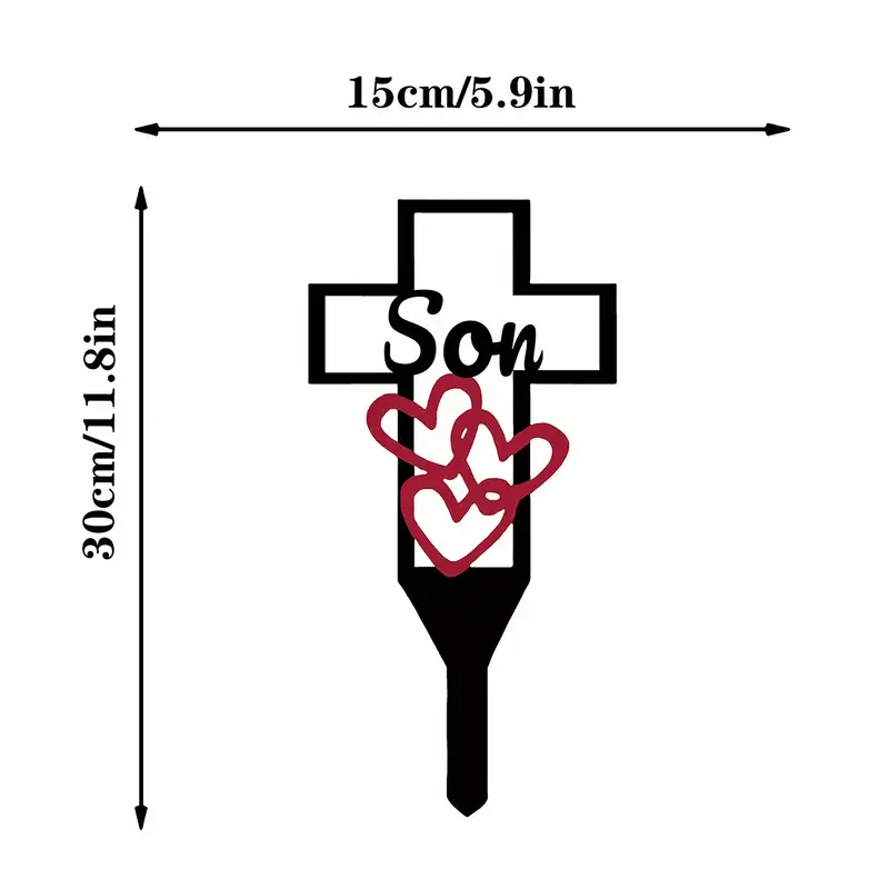 ✝️🙏Metal Cemetery Memorial Stake🔥Buy 2+ Get 10% OFF & FREE SHIPPING