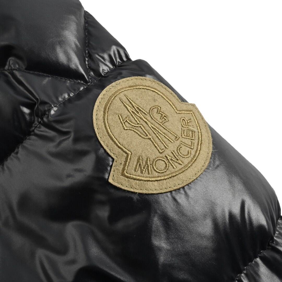 Moncler stand collar large arm logo down jacket