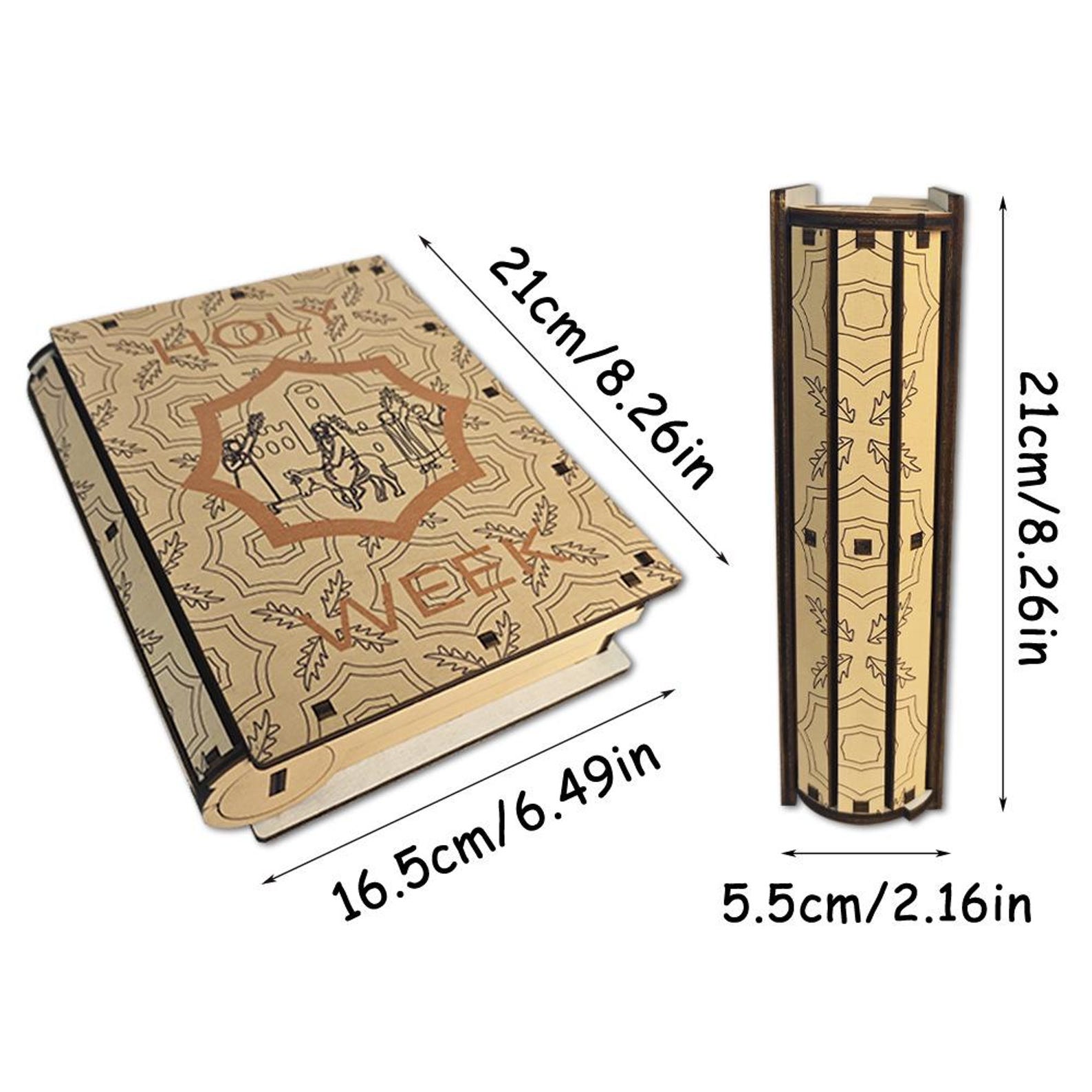 2026 Holy Week Wooden Diorama Book | Unique Religious Heirloom