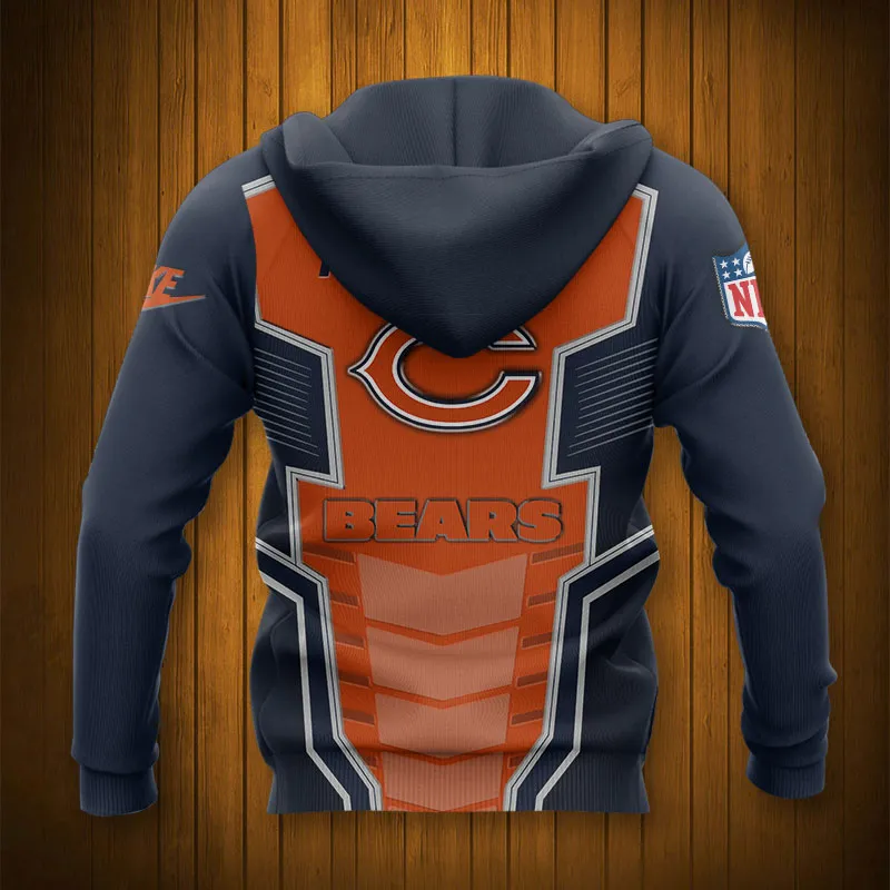 CHICAGO BEARS 3D HOODIE TTB4304