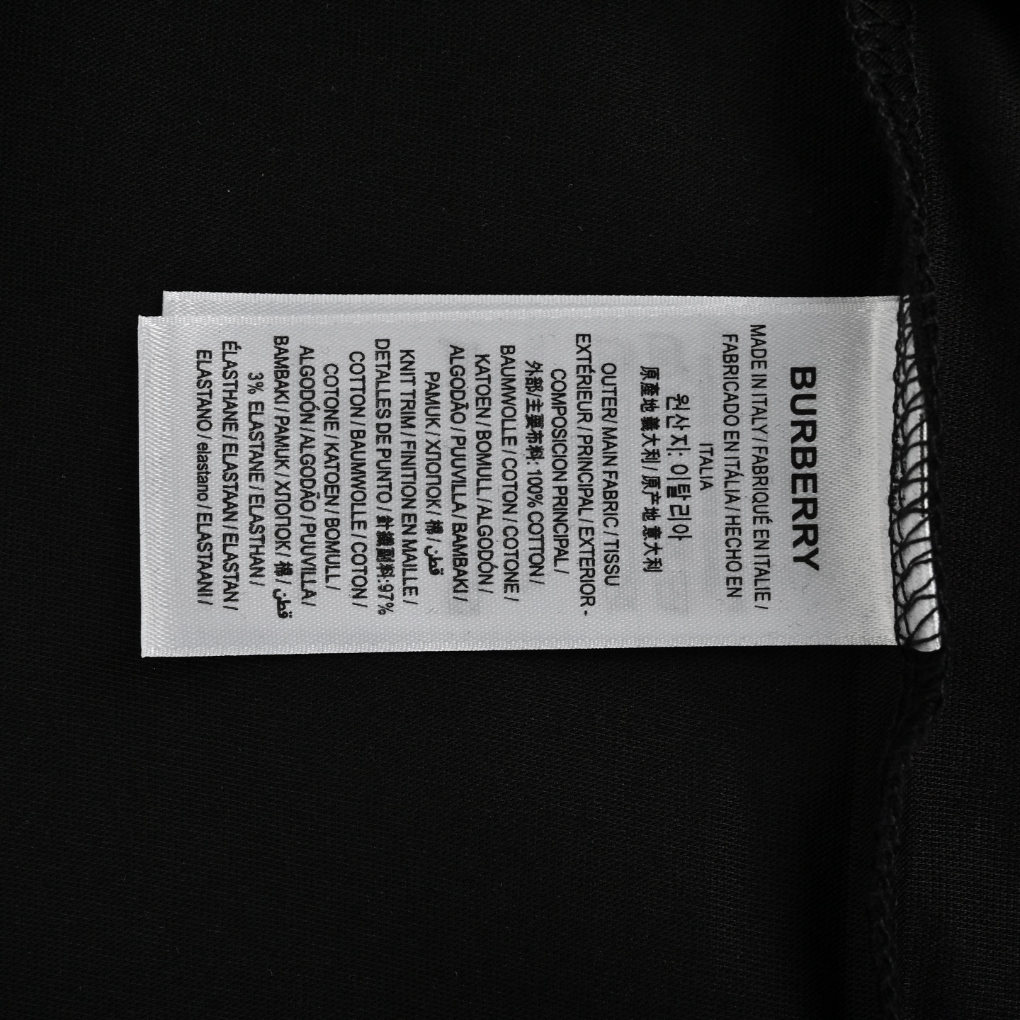 Burberry chest label short sleeves