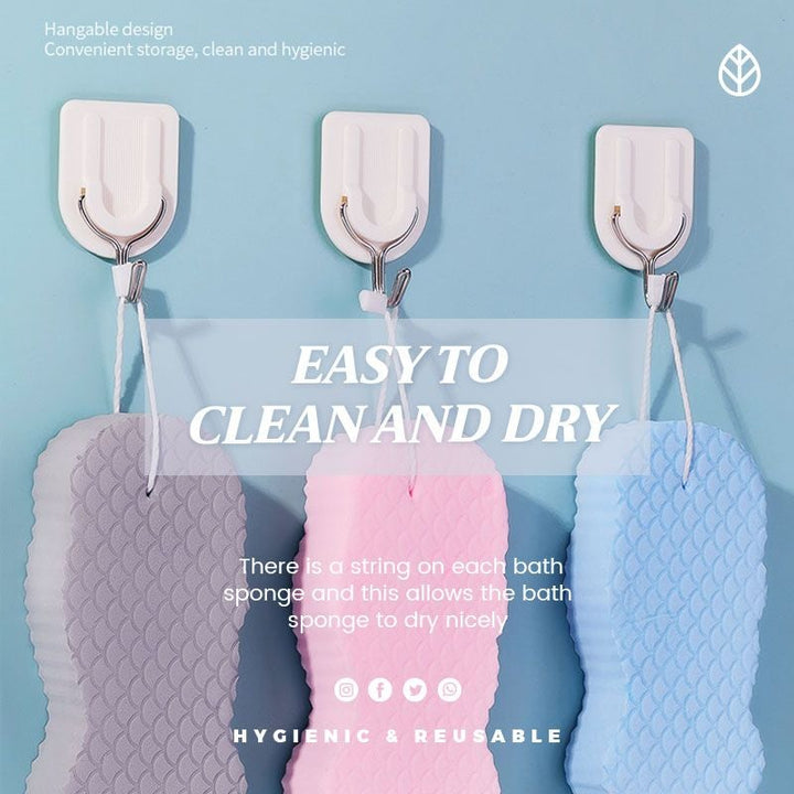 (🔥Last Day Promotion-SAVE 50% OFF)Super Soft Exfoliating Bath Sponge--BUY 5 GET 3 FREE & FREE SHIPPING