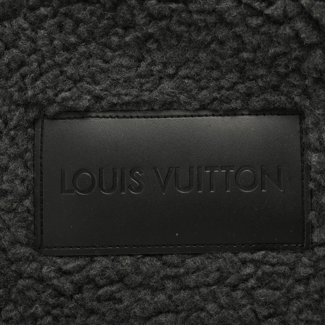 Louis Vuitton 24Fw leather brand lambskin stand collar jacket
