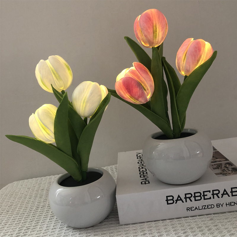🌷 LED Tulip Glow Lamp