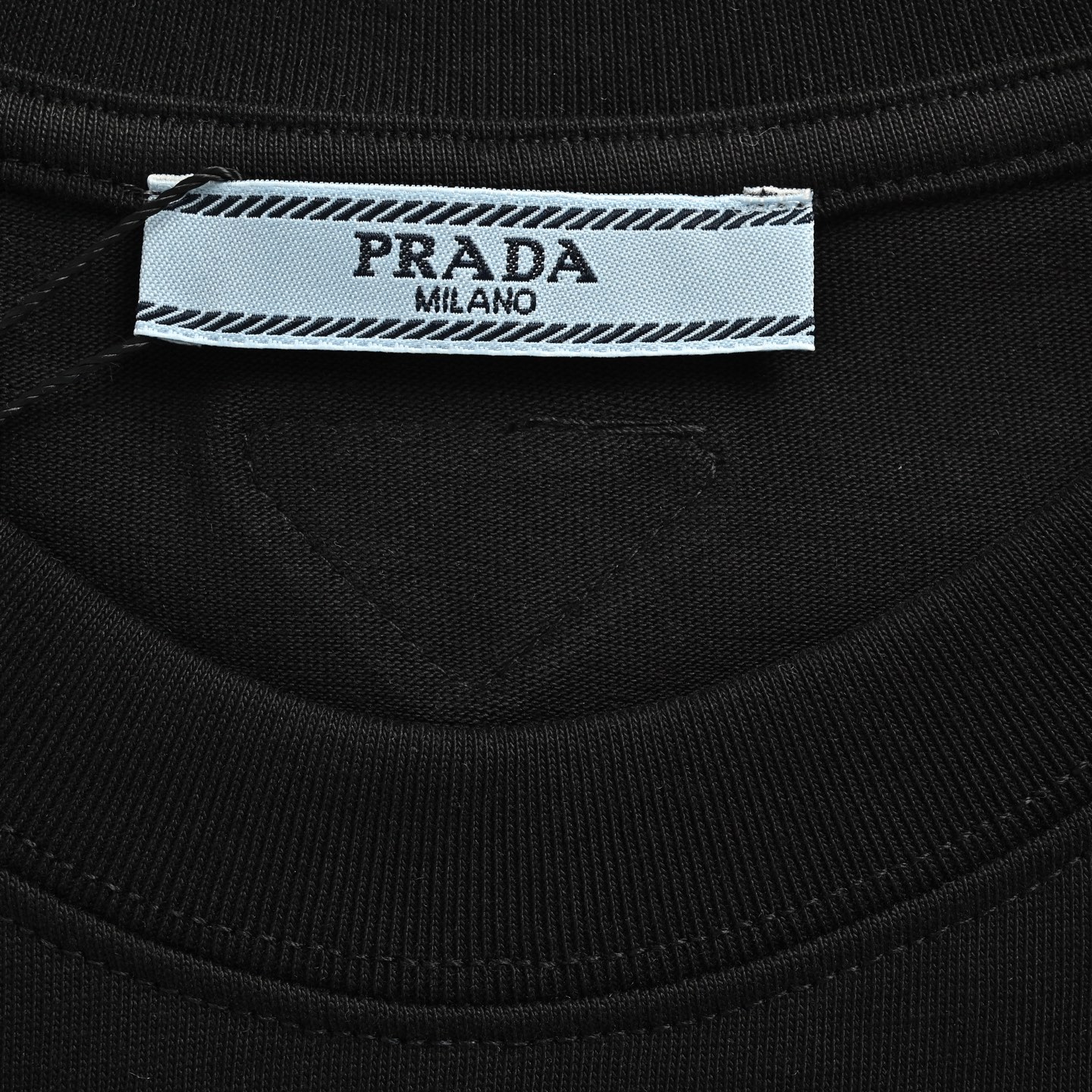 Prada 25ss anchor triangle print short sleeve