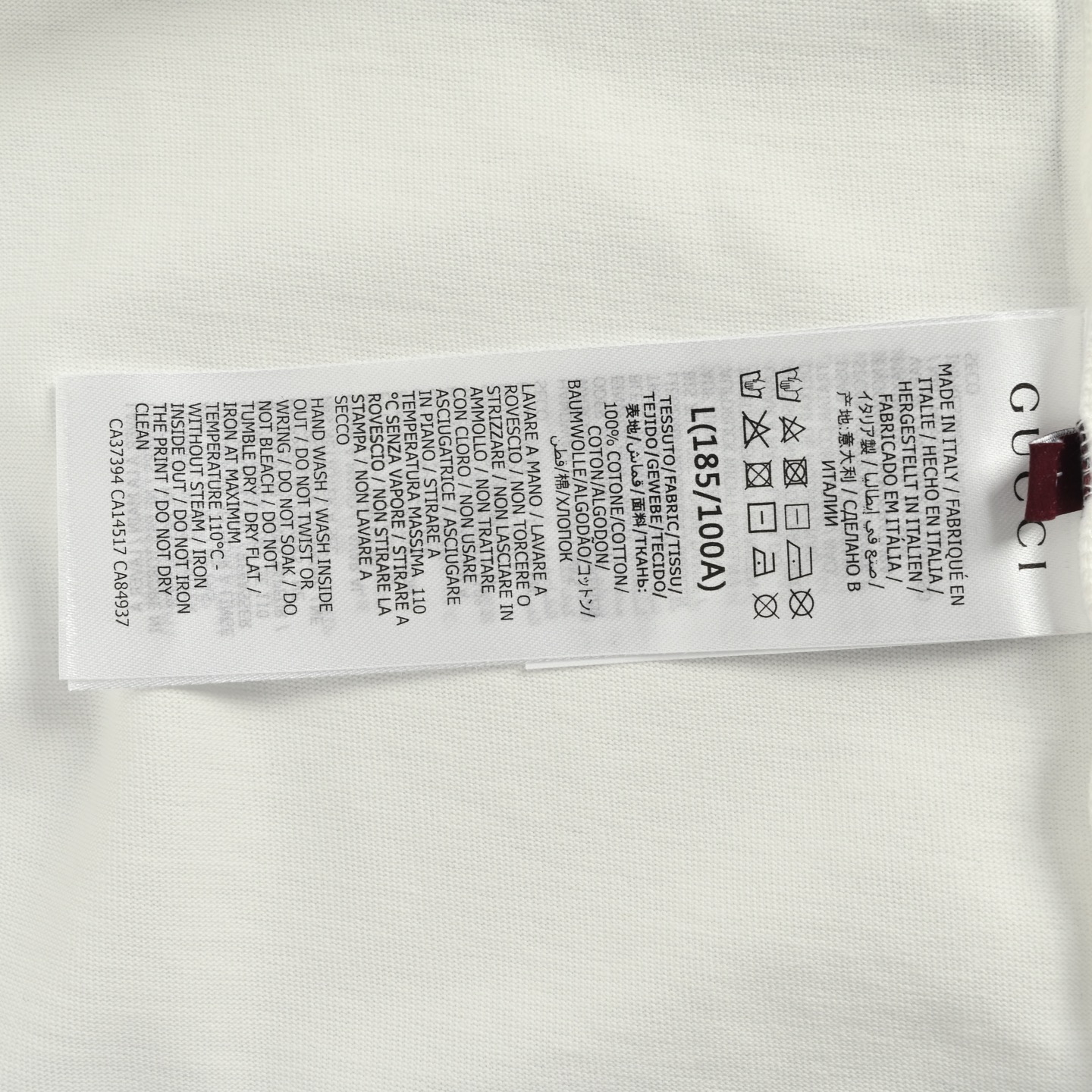 Gucci 25ss pocket heart print short sleeve
