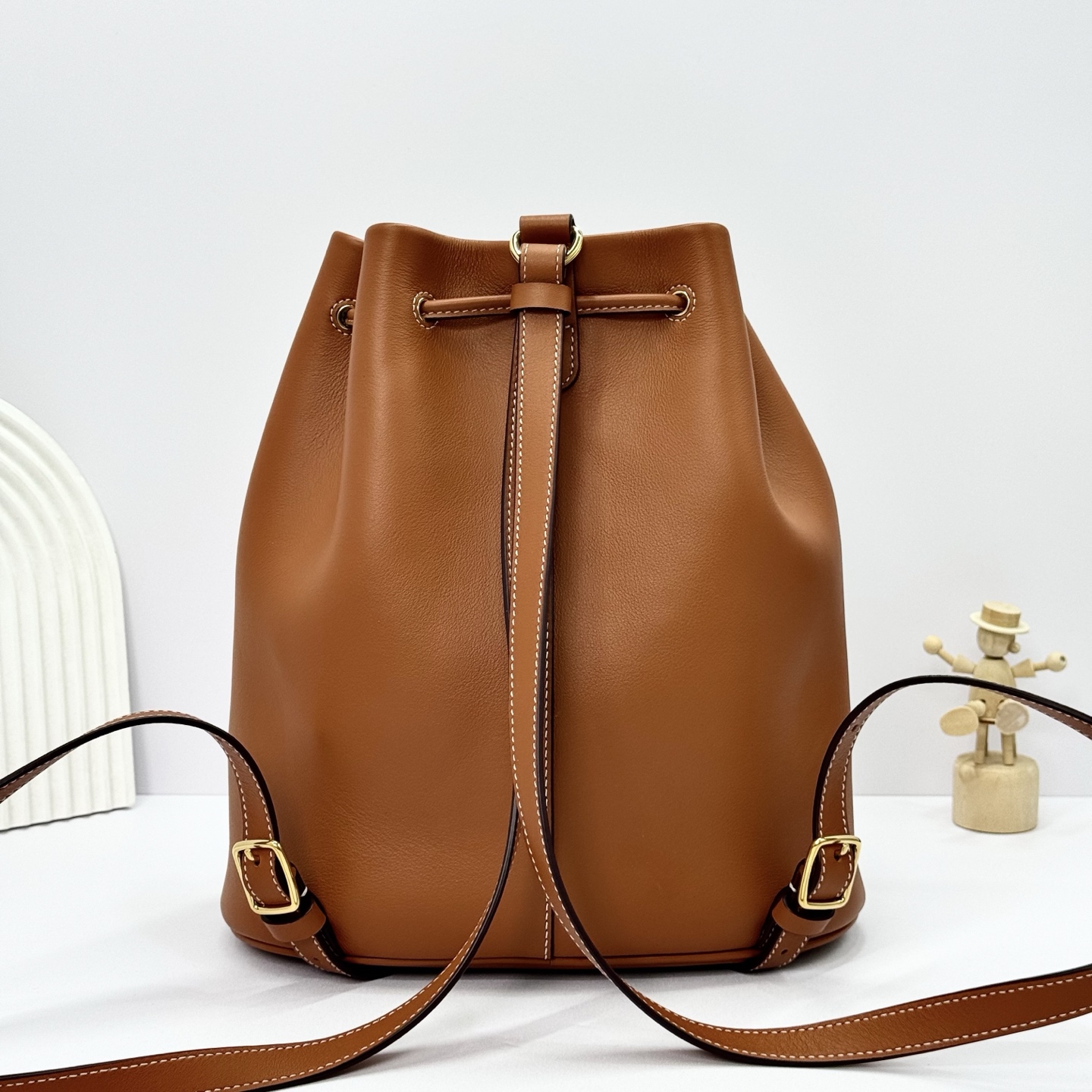 Loro Piana Extra Drawstring Backpack FAP4322