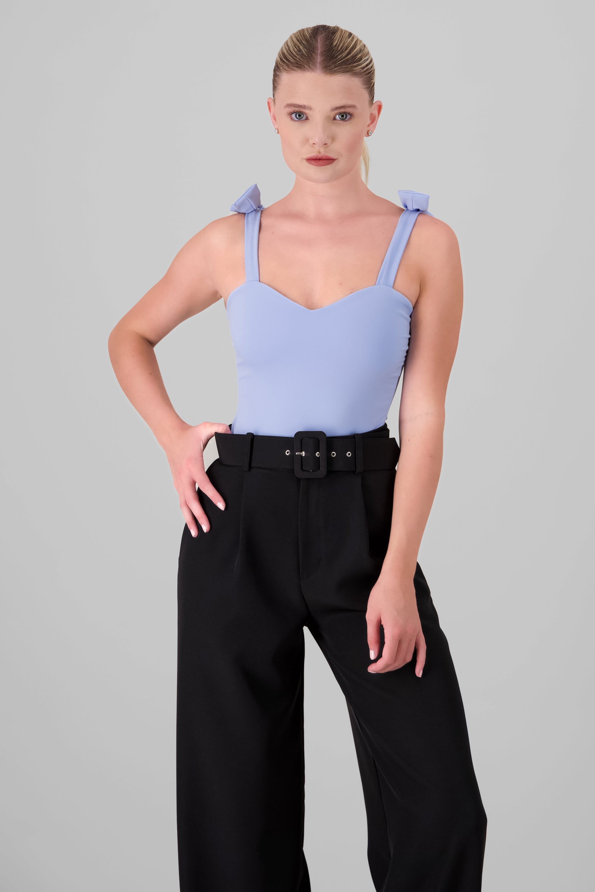 Jocelyn Bodysuit With Bow Straps