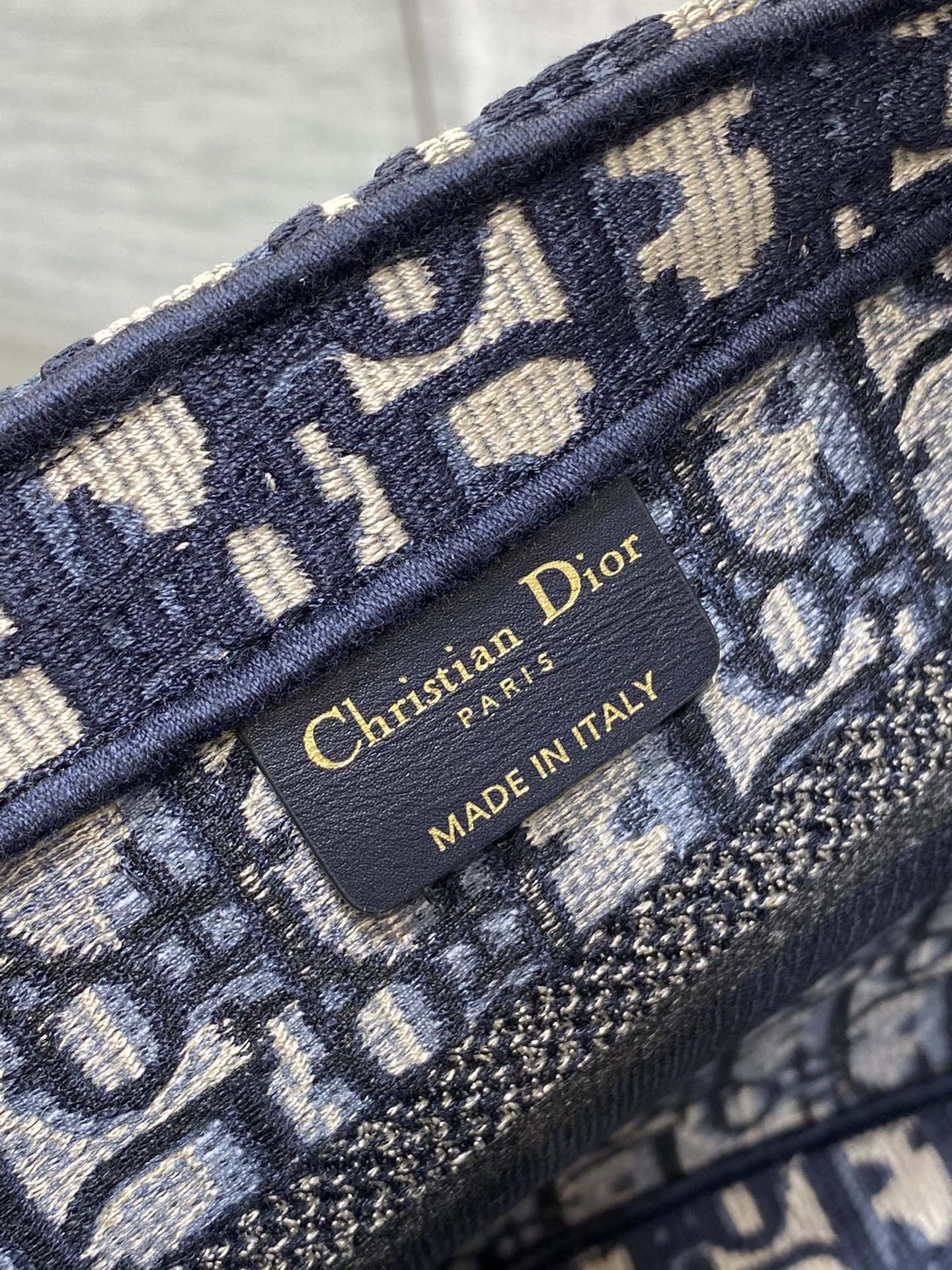 Dior 23ss classic monogram embroidered vegetable basket