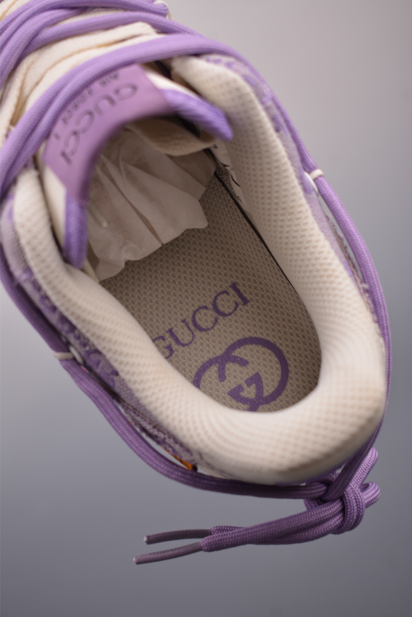 Gucci x Nike Air Force 1 Low Esquisite Gucci purple and pink GG graffiti tie BD7700-220