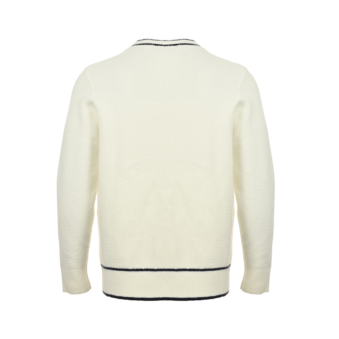 Gucci 24Fw colorblock striped cardigan with Double G embroidery