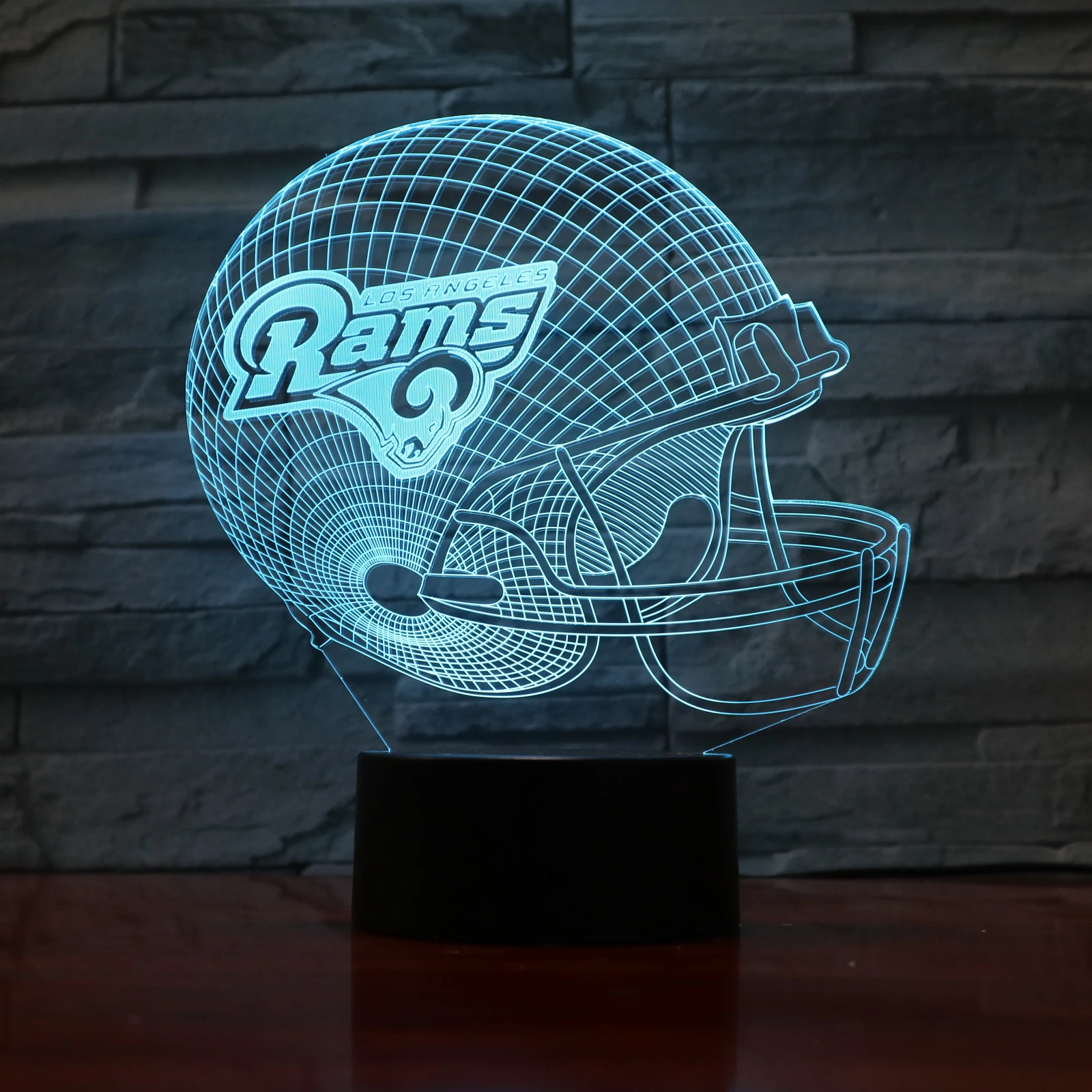 LOS ANGELES RAMS 3D LED LIGHT LAMP