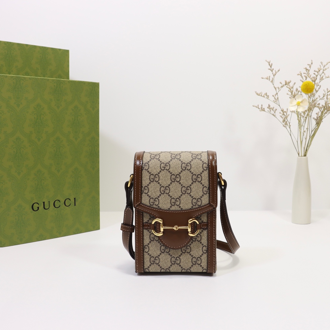 Gucci Horsebit 1955 series mini handbag 625615 92TCG 8563