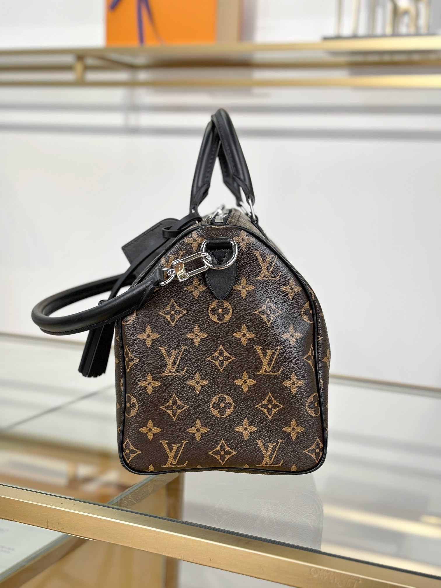 Louis Vuitton SPEEDY SOFT 30 DARK Handbag M12243