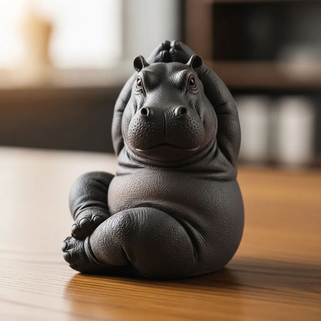 🦛✨Clumsy Yoga Master Hippo