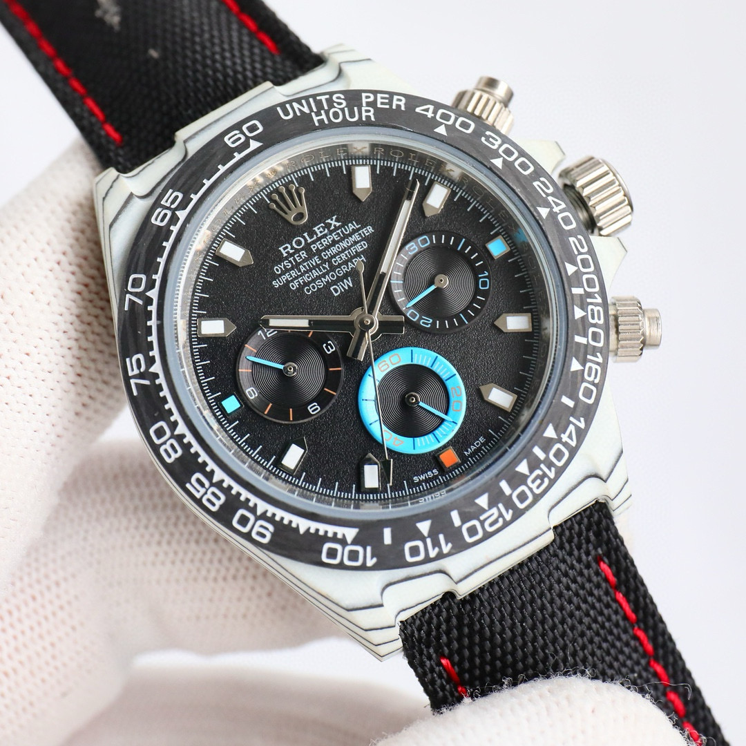 ROLEX-Cosmic Chronograph Daytona Series Carbon Fiber Custom Edition
