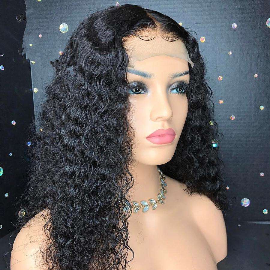 DEEP CURLY LACE FRONT WIG 18-22 INCH LONG WIG FOR BLACK WOMEN