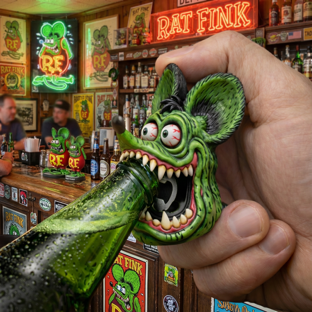 Rat Fink Monster Bottle Opener