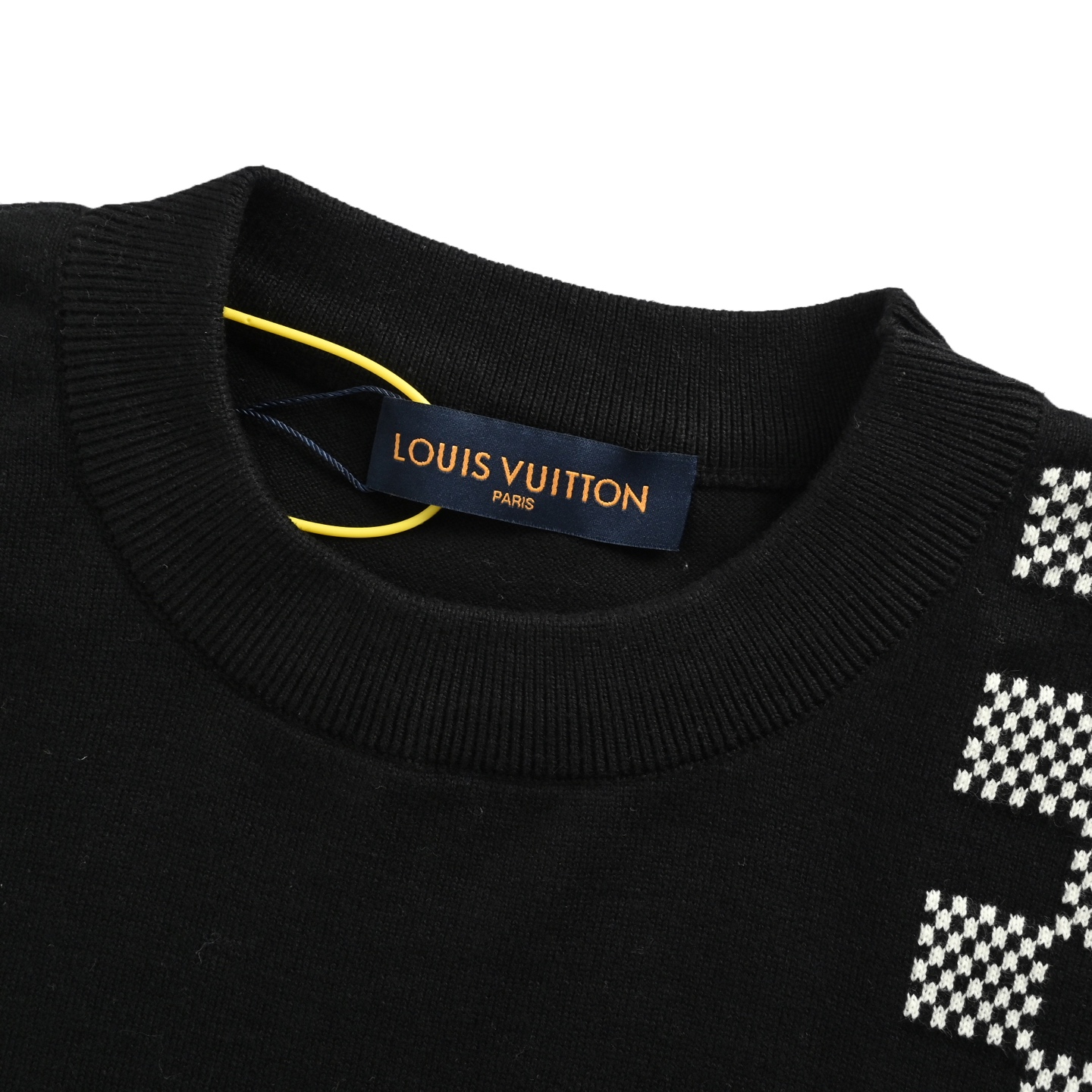 Louis Vuitton 25ss racing check knit short sleeve