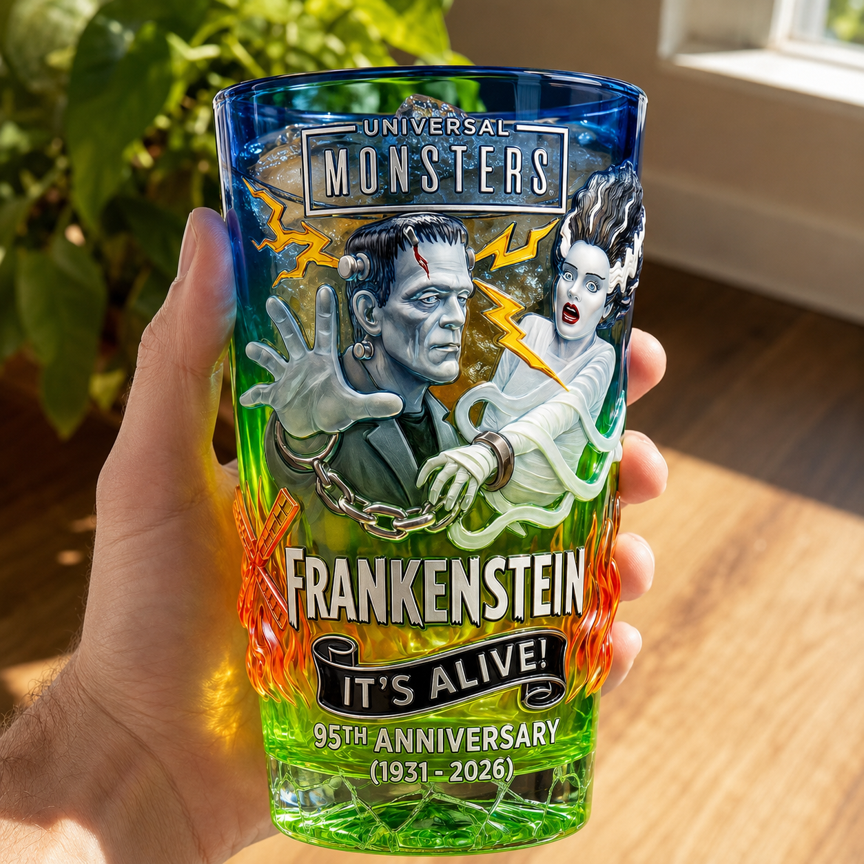 Universal Monsters Frankenstein 95th Anniversary Collector Glass (1931–2026)