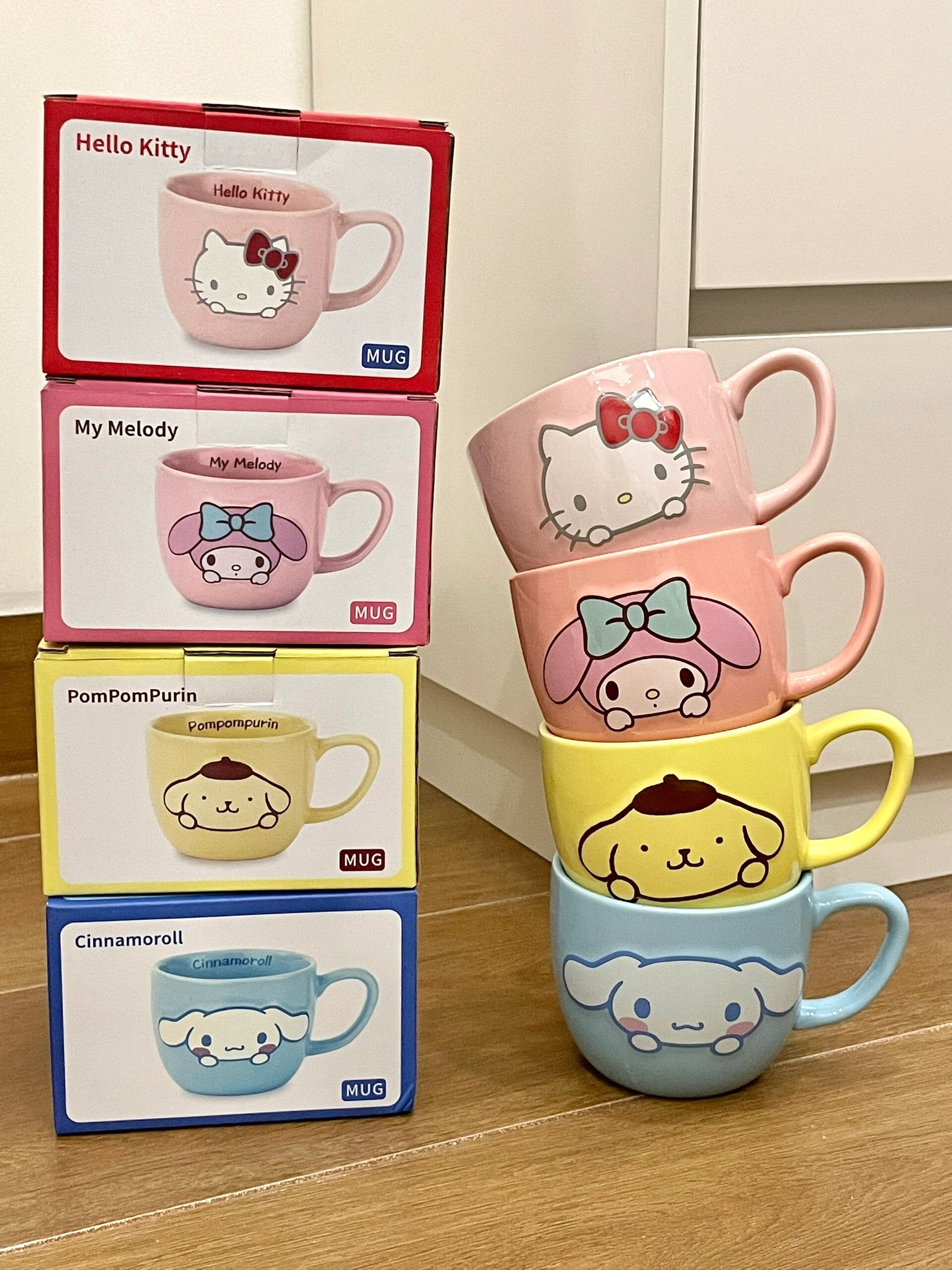 Sanrio Cute Ceramic Coffee Mug Christmas Birthday Novelty Gifts for Women Kid