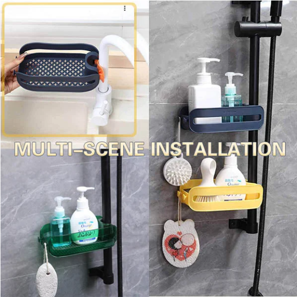 (🔥Early Christmas Sale--48% OFF NOW) 2 in 1 Home Sink Sponge Holder-BUY 3 FREE SHIPPING