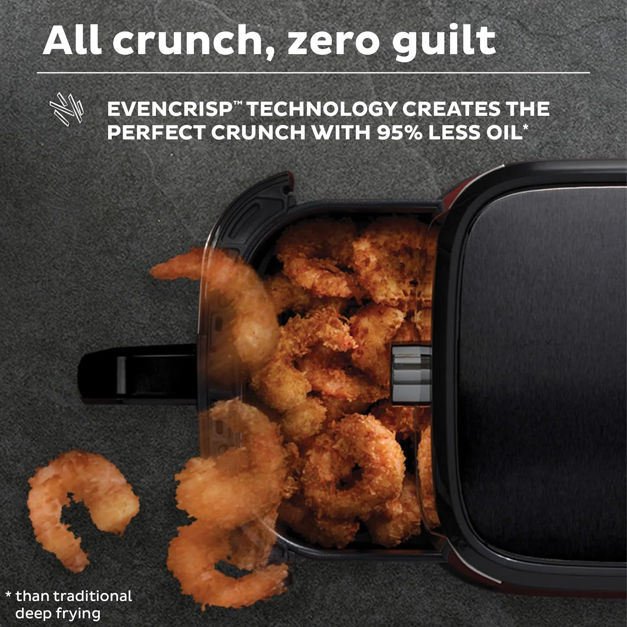 Instant Pot Vortex 4 In 1 Function Air Fryer Oven, 4 Quart, Black