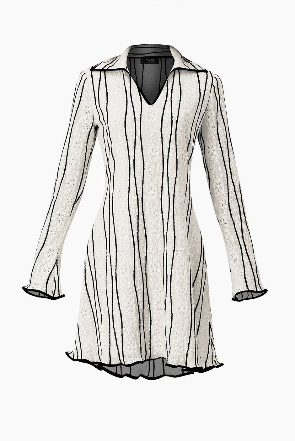 Vestido tejido de manga larga