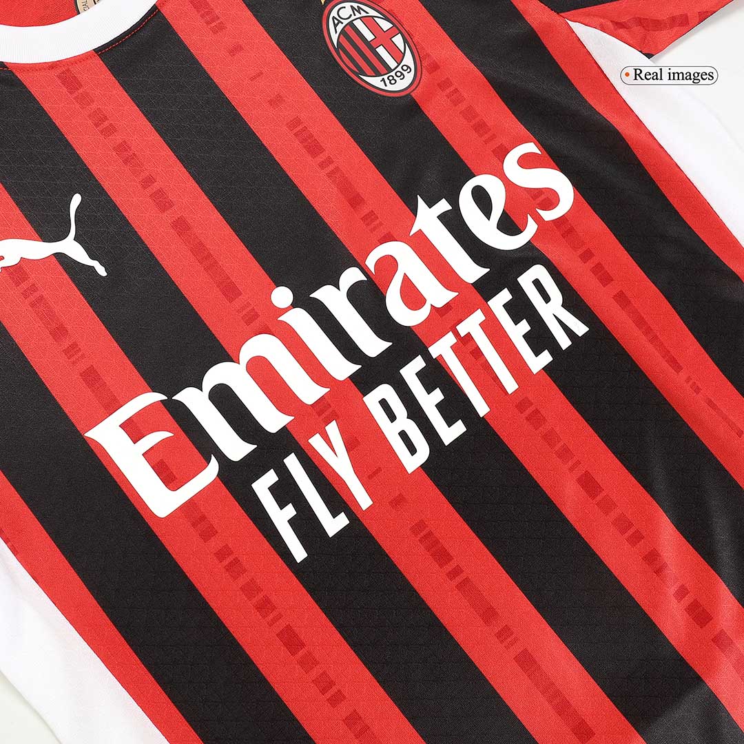 Authentic PULISIC #11 AC Milan home football shirt 2024/25 - UCL