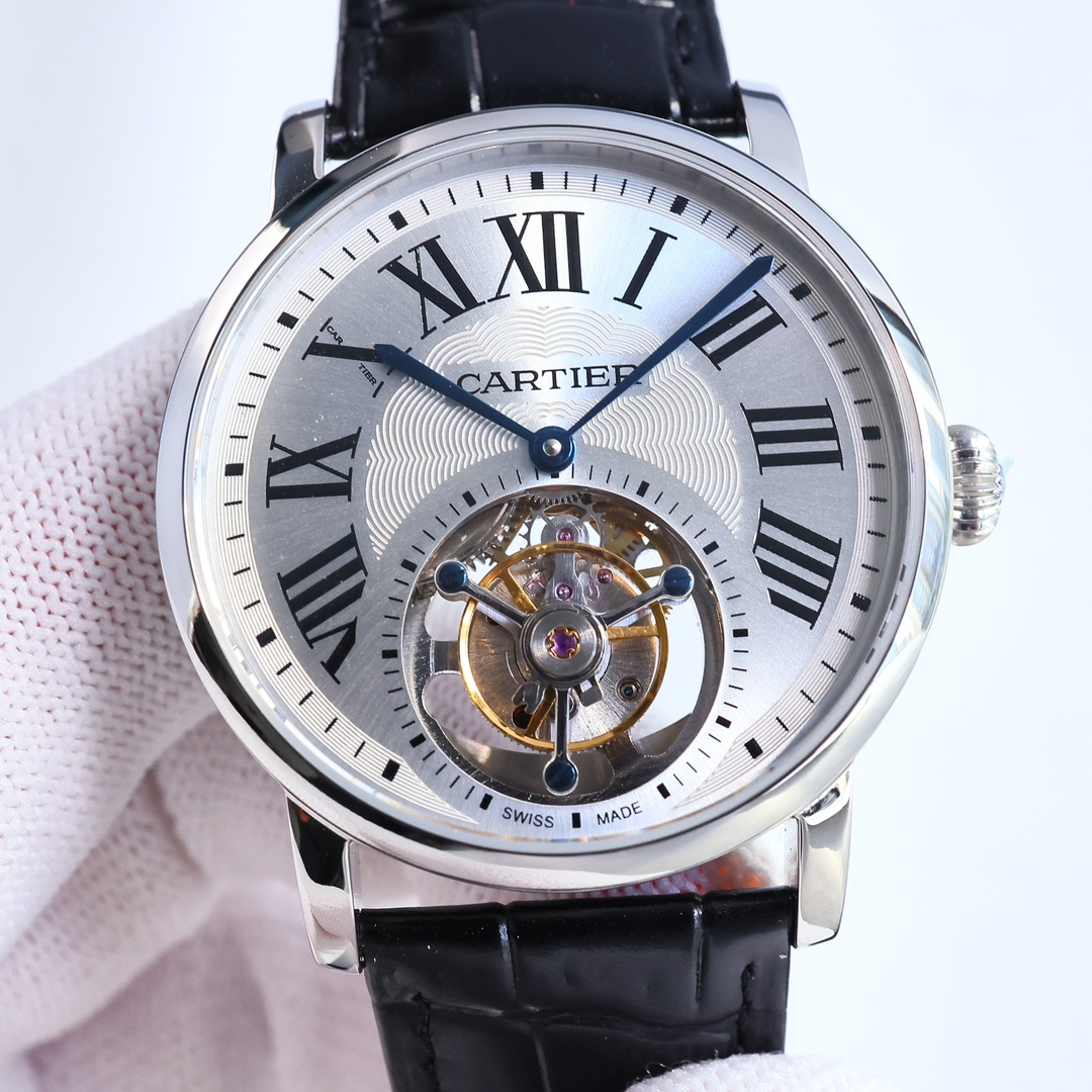 Cartier True Flywheel KF1 Rotonde de Cartier Tourbillon Cadran Love Tourbillon Watch