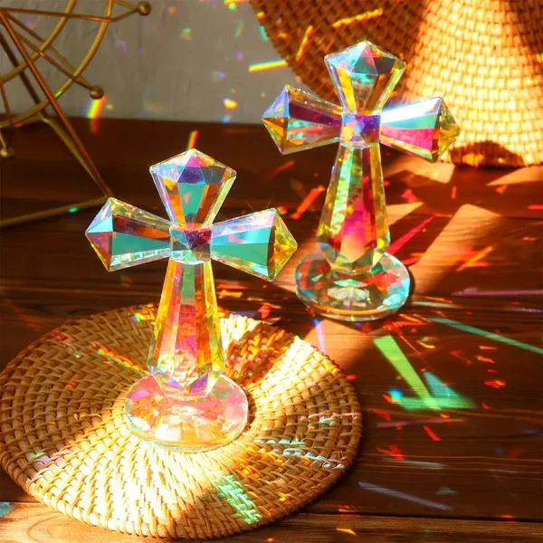 ON SALE🔥✝️💎 6 inch Crystal Cross Suncatcher-✨Buy 2 Get 10% OFF & Free Shipping