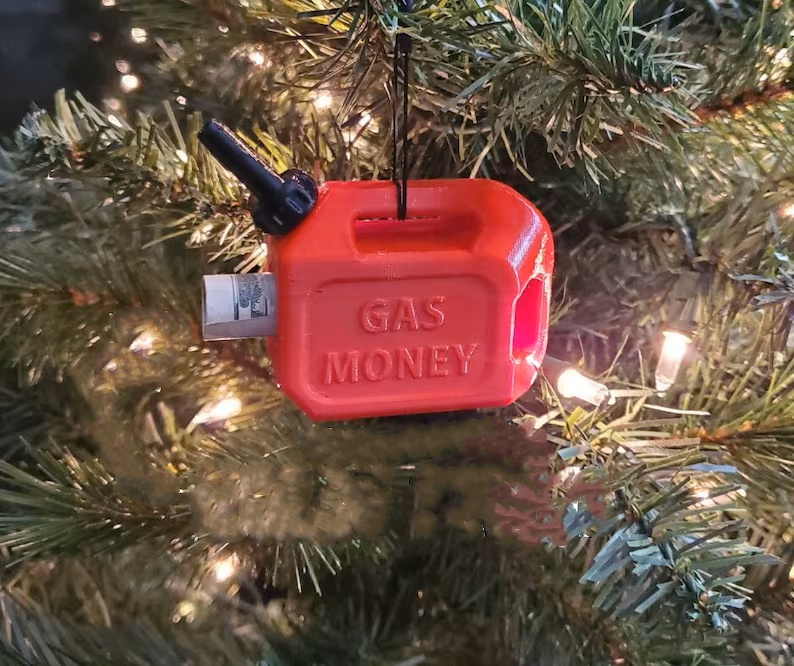 Airplane Cash Holder Ornament
