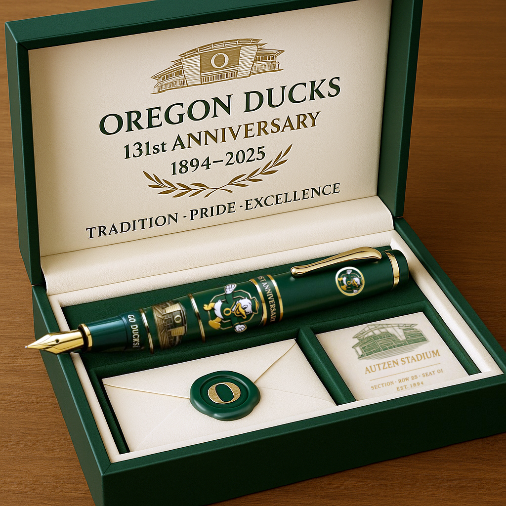 Oregon Ducks 131st Anniversary Pen