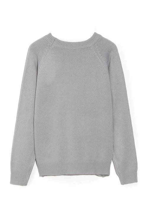 Heididress Color Block Love Heart Knit Sweaters