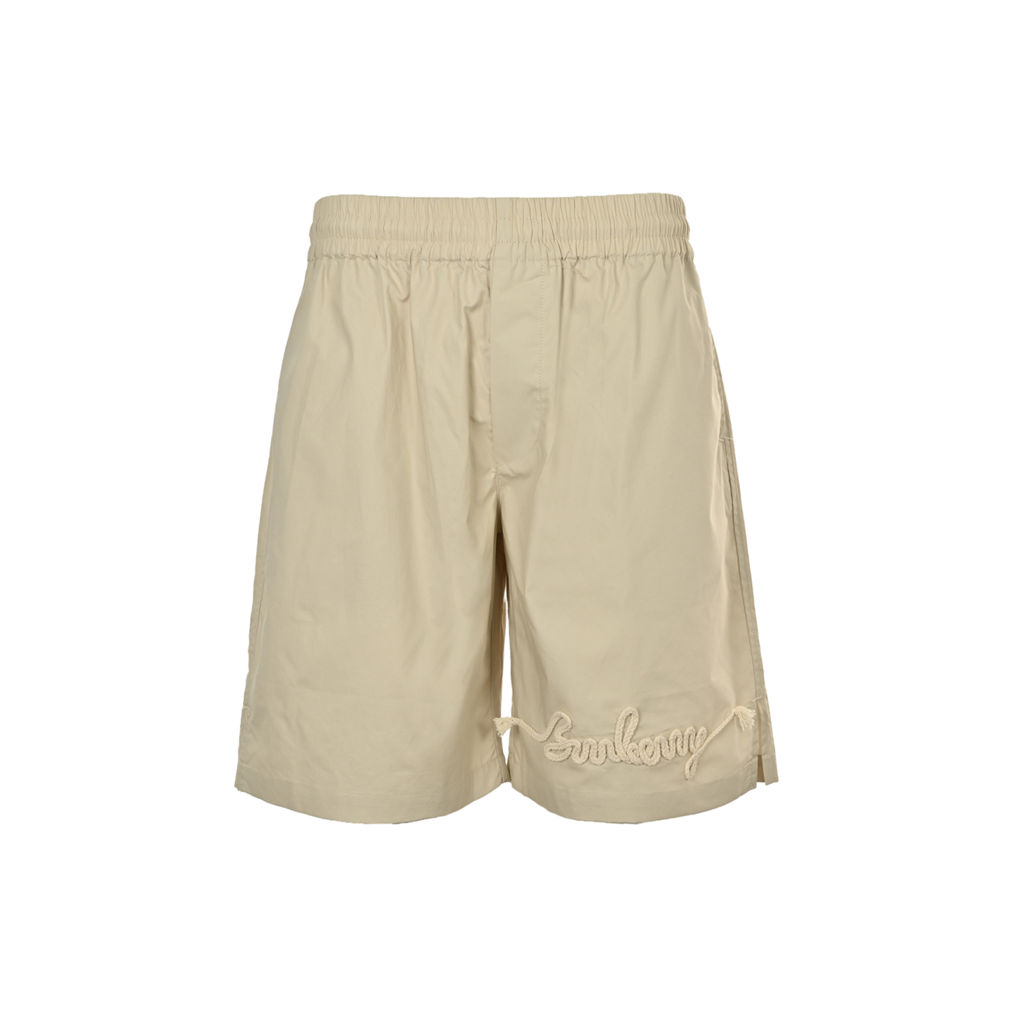 Burberry 25ss hemp rope embroidered lettering shorts