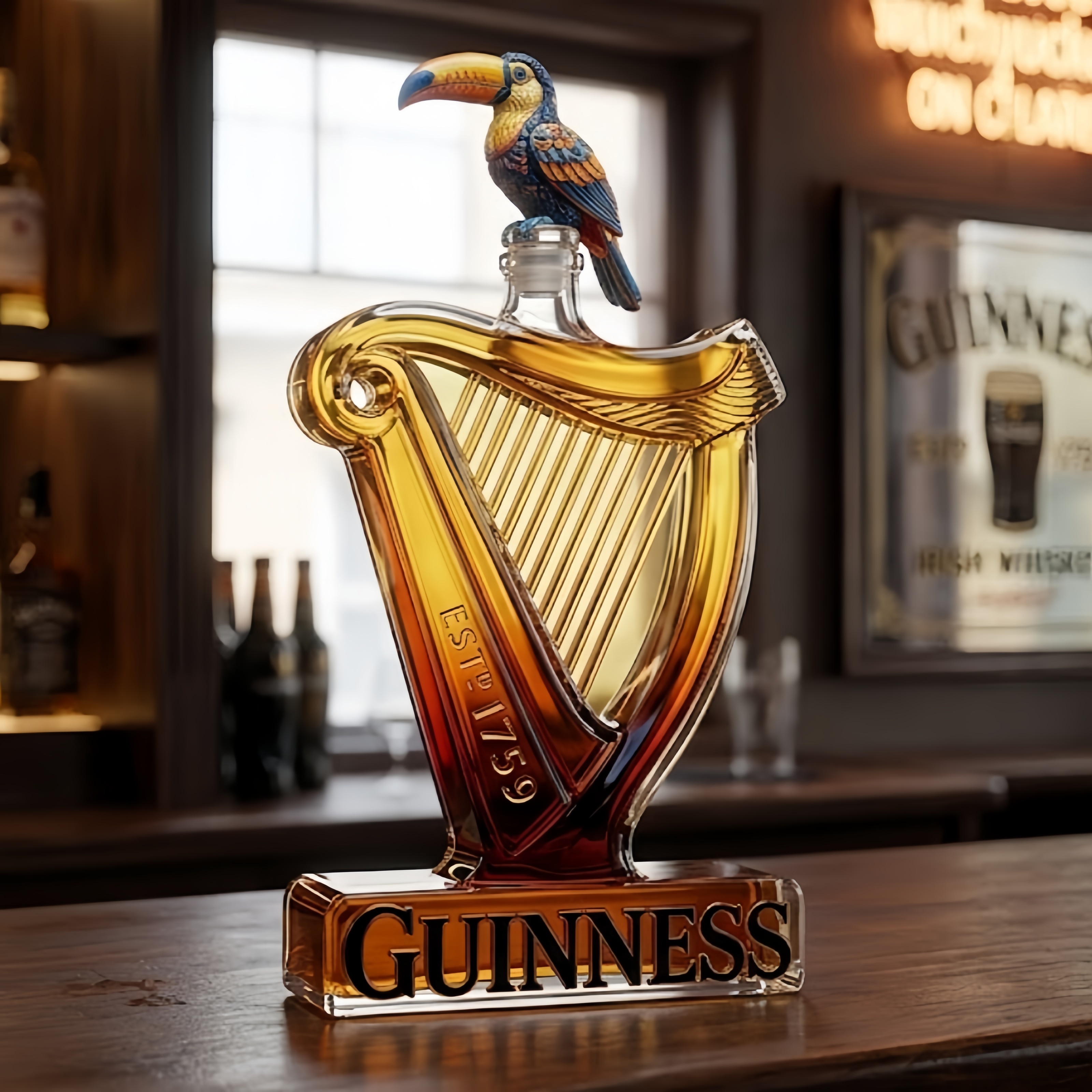 GUINNESS Logo The Heritage Harp Collector’s Decanter