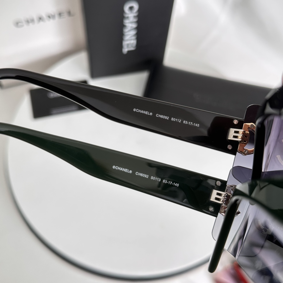 Chanel rimless sunglasses