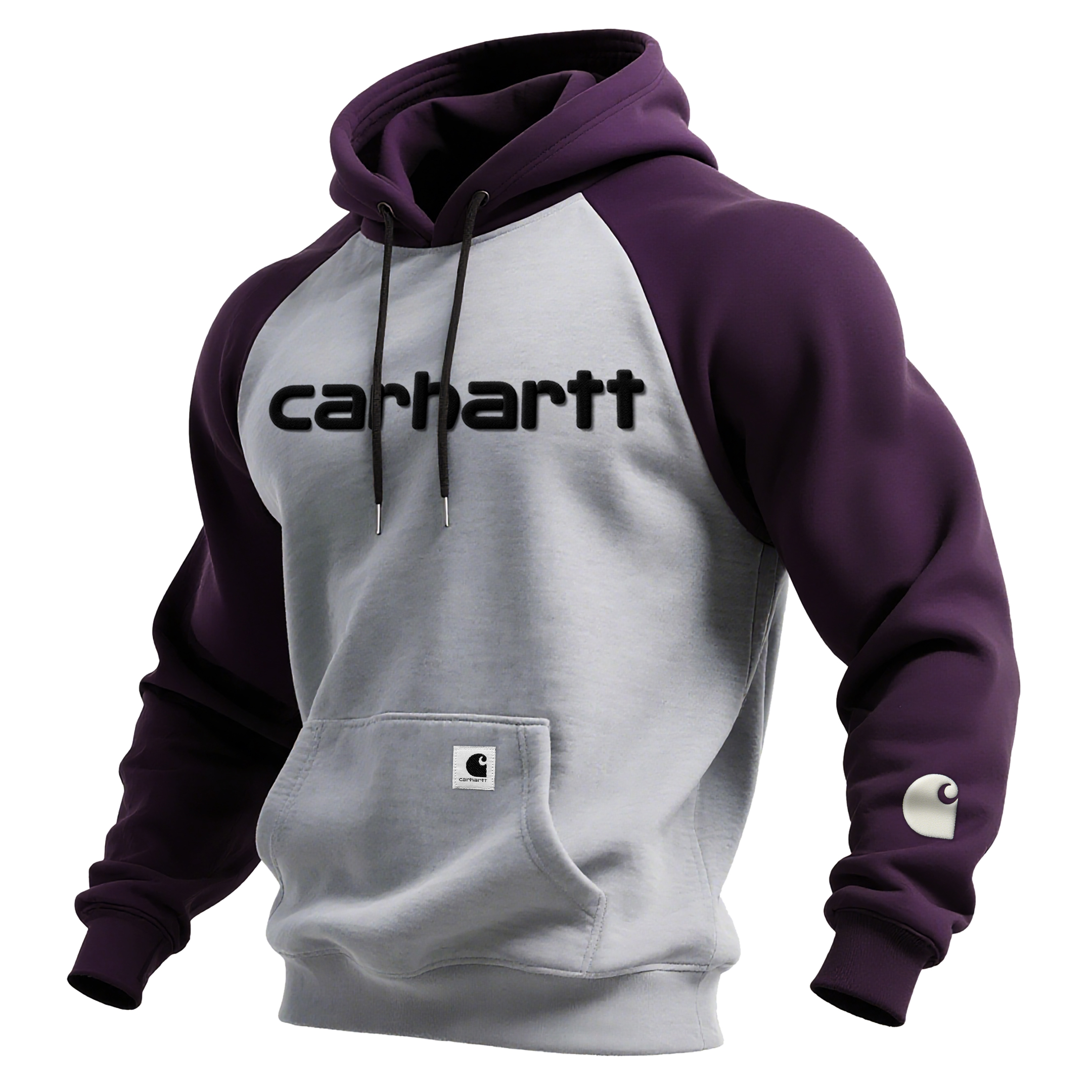 Stylish Two-Tone Hoodie for Everyday Wear