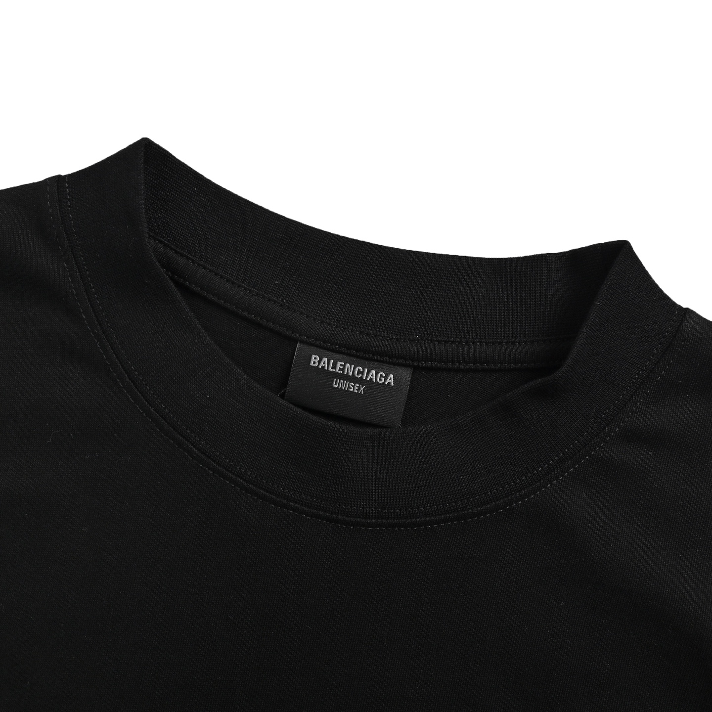 Balenciaga 25ss tape embroidered short sleeve