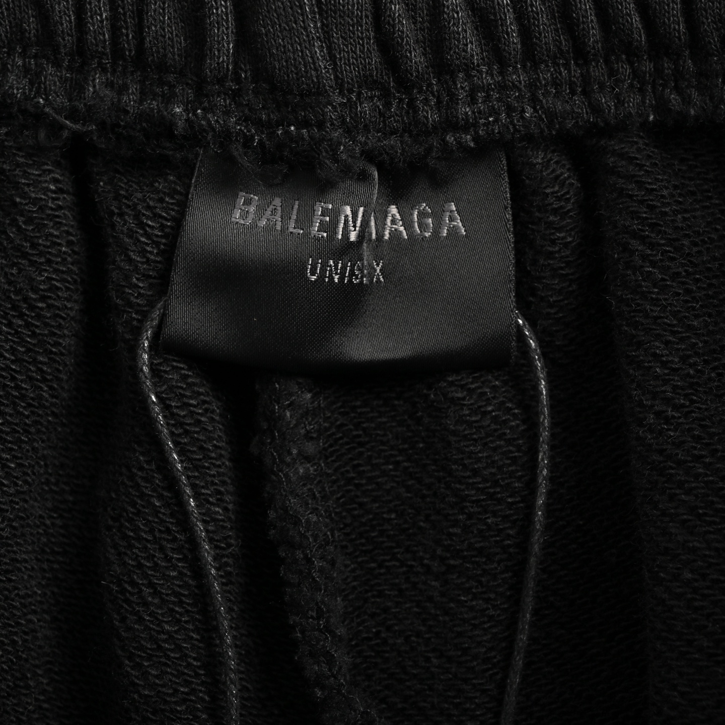 Balenciaga 25ss wheat ear double B red label embroidered washed shorts