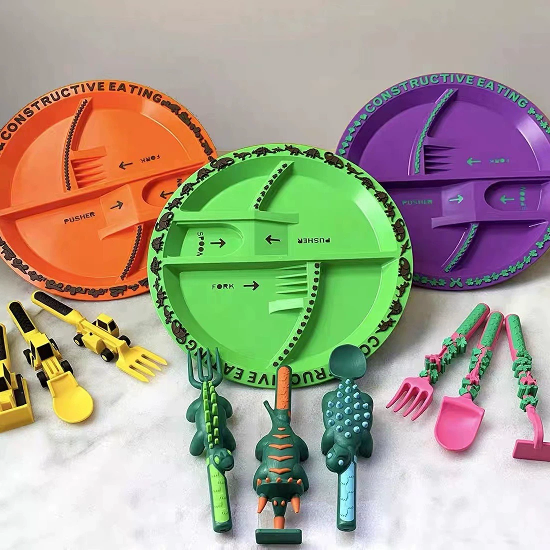 👶👶Kids Cute Cutlery Set of 3🔥🔥 (Makes Baby Love Eating)