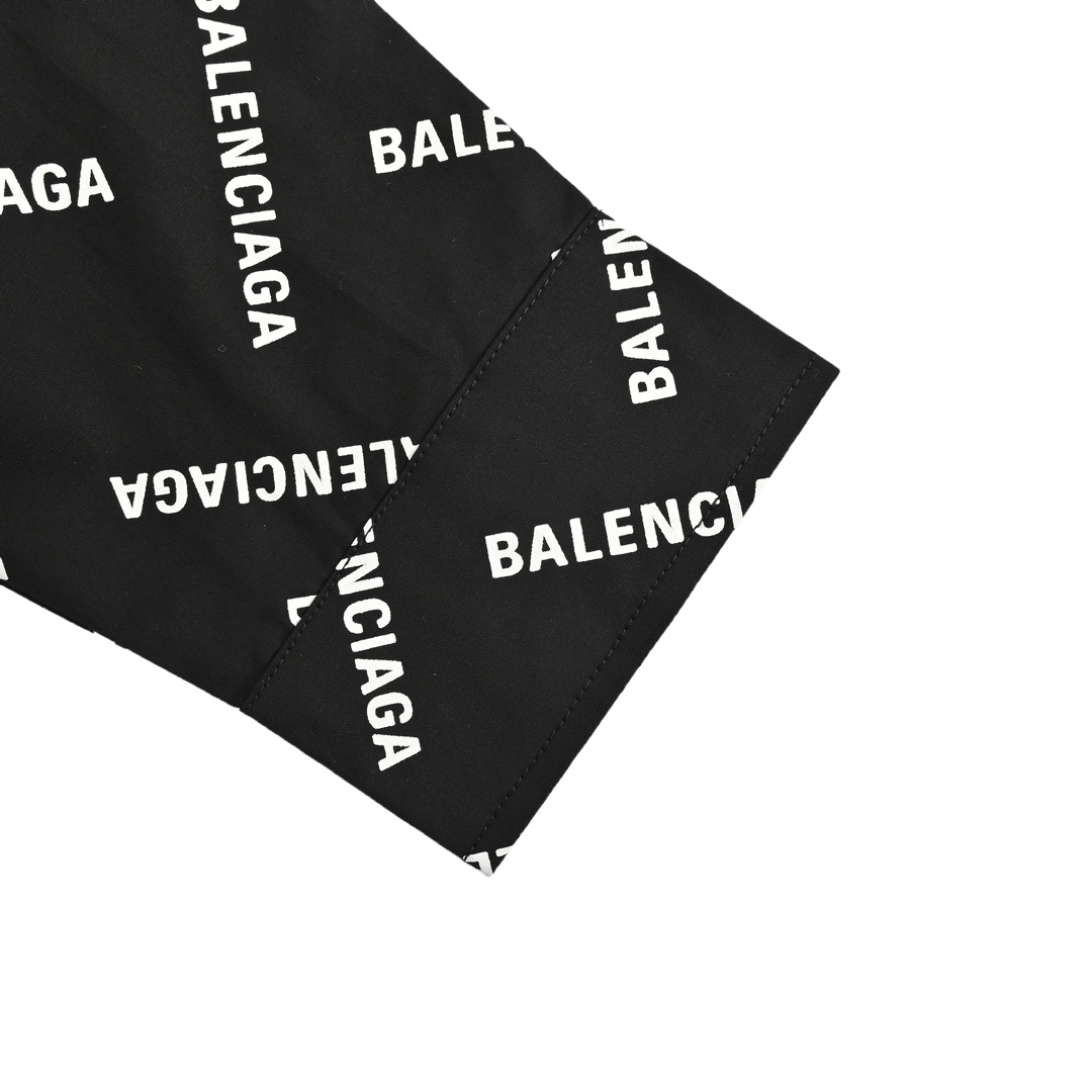 Balenciaga 24ss all-over lettering shirt