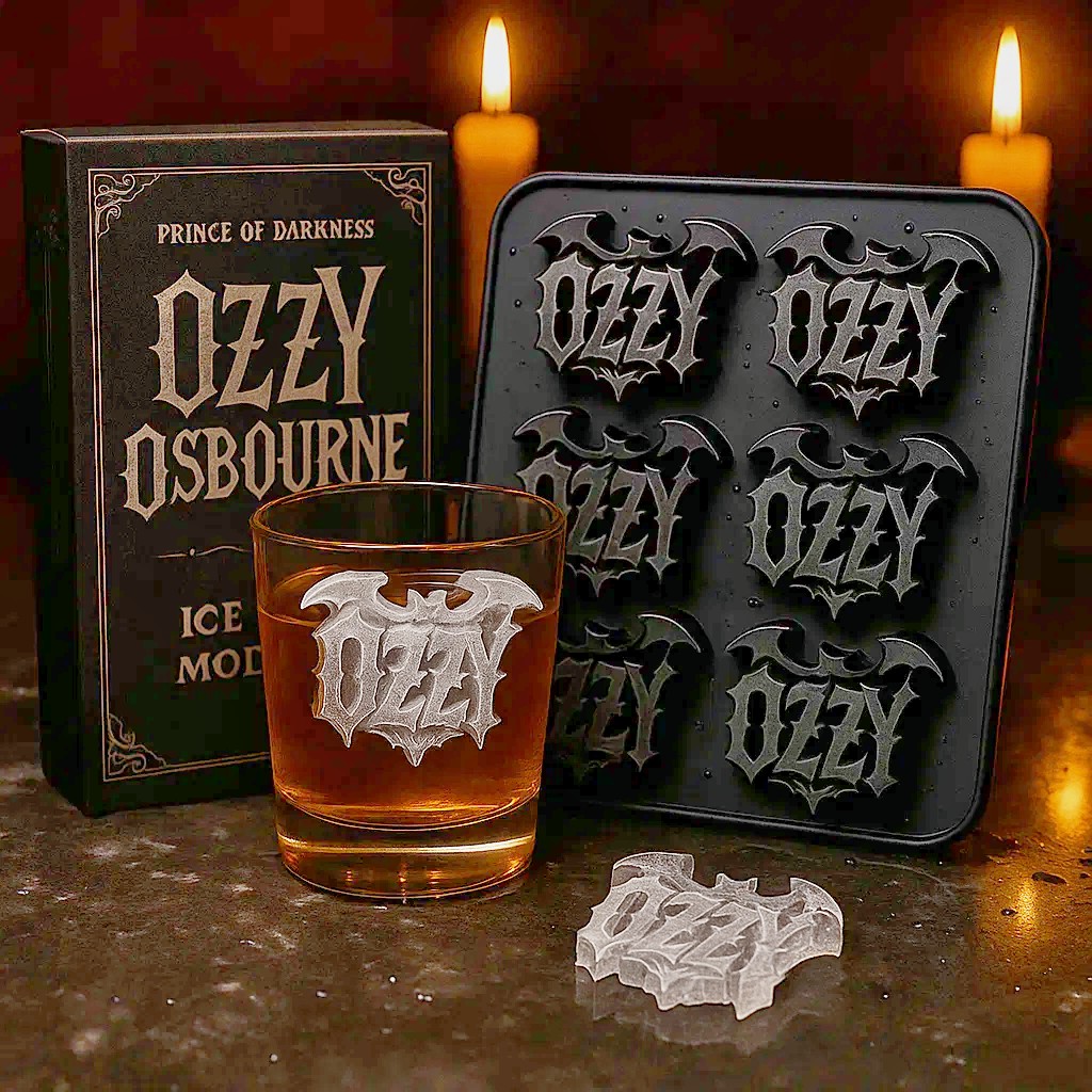 Ozzy Osbourne Ice Cube Silicone Mold