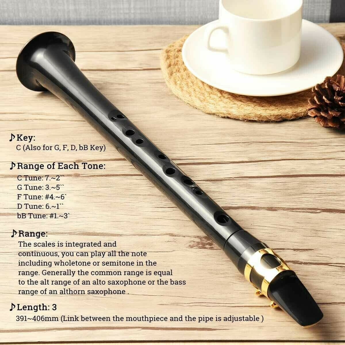 ✨Key Of C Two Octave Range Pocket Travel Saxphone