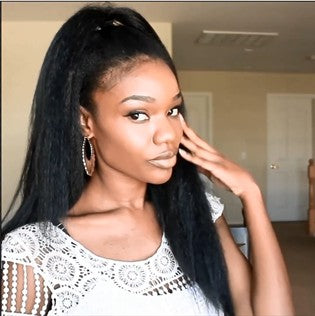 New Kinky Straight Lace Front Basic Cap Affordable Hair