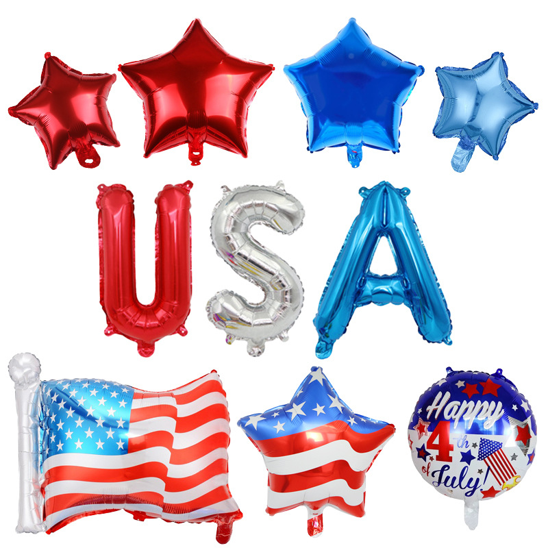 🔥Hot Sale🔥Independence day balloons 4th of July Balloon Party Decorations Supplies