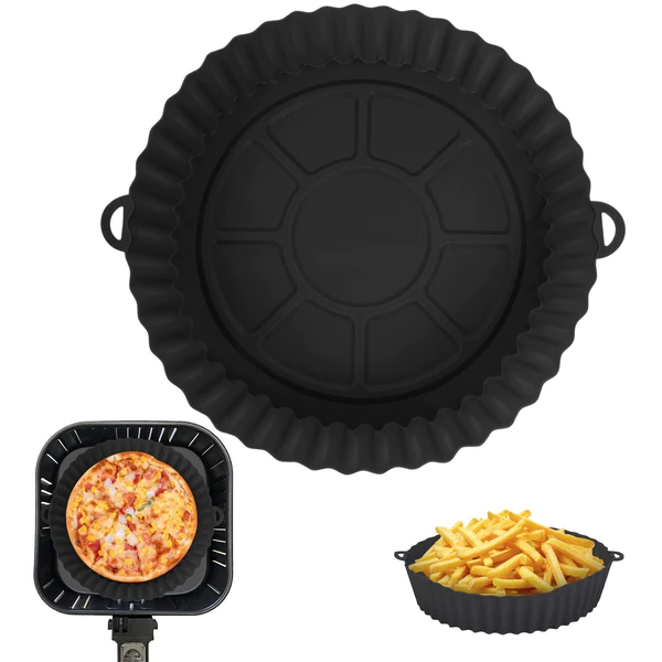 Air Fryer Silicone Baking Tray 2.0- 🔥2 Pcs (1 Pack-Random Color）