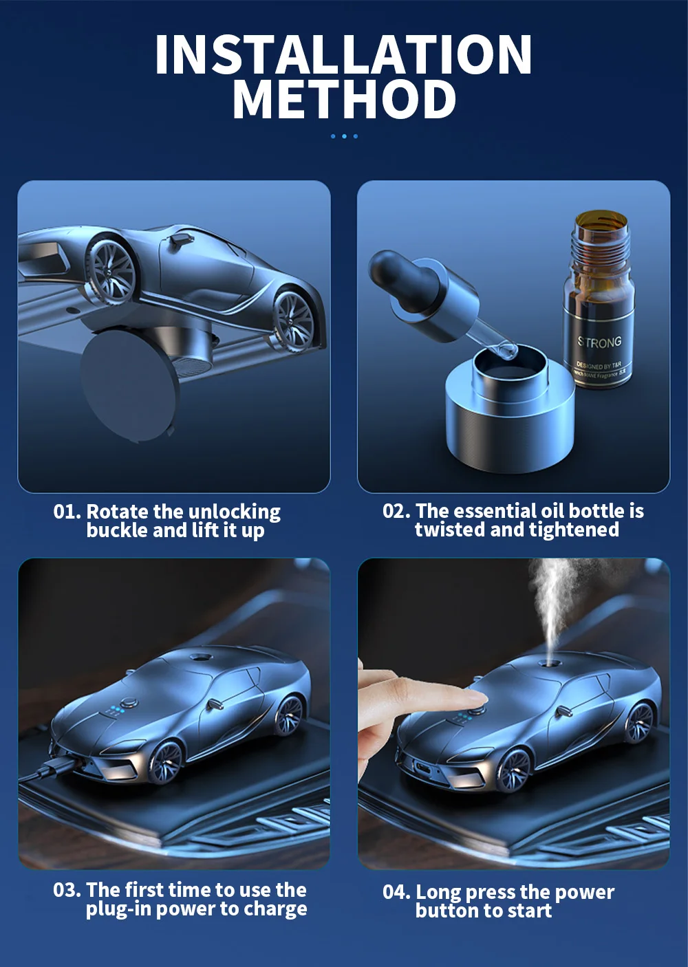 Car Model Aromatherapy