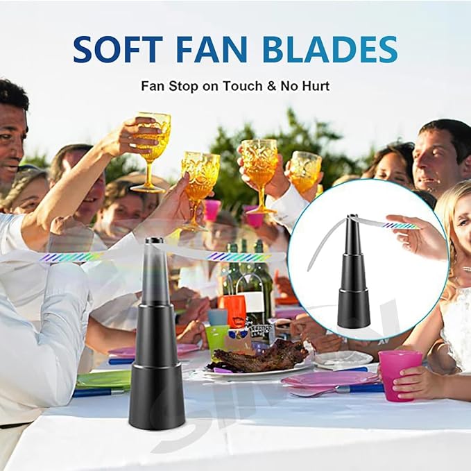 Outdoor picnic fly repellent fan