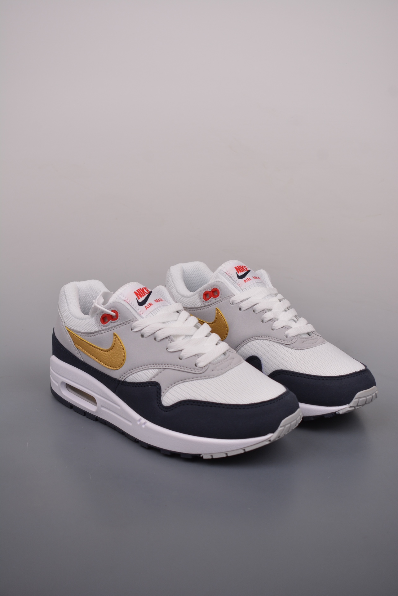 Nike Air Max 1 Olympic 2024 first generation series white, gray and blue HM9604-400